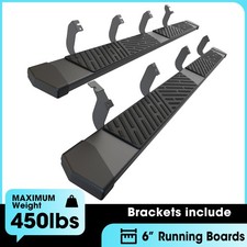 6 Running Boards For 2022-2026 Toyota Tundra Crew Max Cab Nerf Bar Side Steps 6 Running Boards For 2022-2026 Toyota Tundra Crew Max Cab Nerf Bar Side Steps
