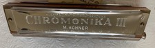 Vintage M. Hohner Chromonika 280 Key of C w/ Original Vinyl Case