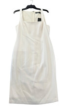 NEW Lauren Ralph Lauren Womens Ladonya Cocktail Dress Cream Size 14 NWT