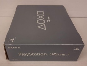 Empty Console Box for Sony PlayStation PSone SCPH-101 Silver Box with Inserts