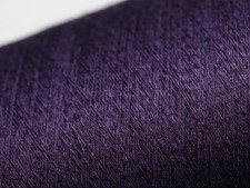 H09 (200€/kg) 100g 65% SEIDE / 35% KASCHMIR AMETHYST (110/2) Zwirn Wolle Strick