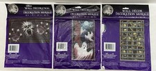 Lot Of 3 Halloween DOOR COVER Wall Mural Haunted House Prop Decorations 42 x72