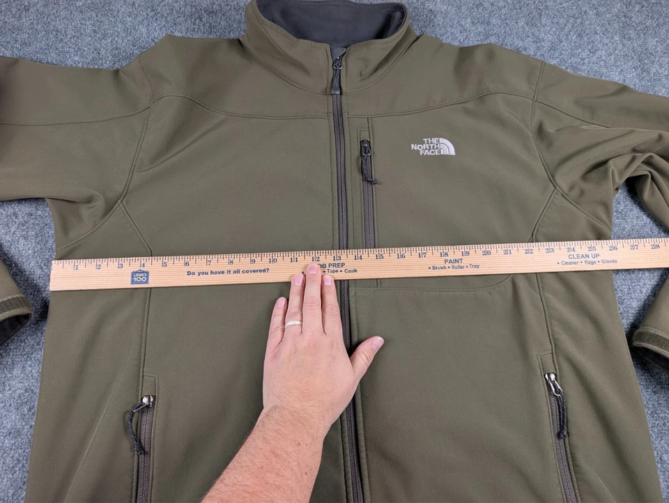 The North Face Apex 仿生软壳夹克男式 2XL 橄榄绿 — 第 4/4 张图片