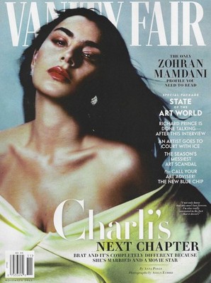 VANITY FAIR MAGAZINE - November 2025 - Charli XCX Zohran Mamdani