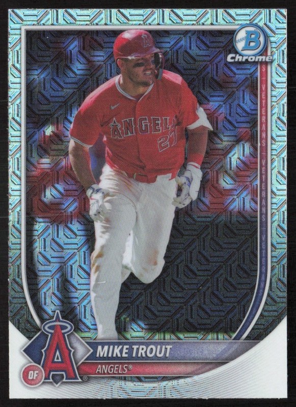 2025 Bowman Chrome Mojo Refractor Mike Trout #1 GS1