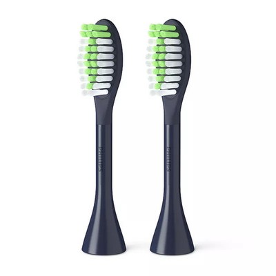 Philips One By Sonicare 2pk Brush Heads  Midnight Blue BH1022/04
