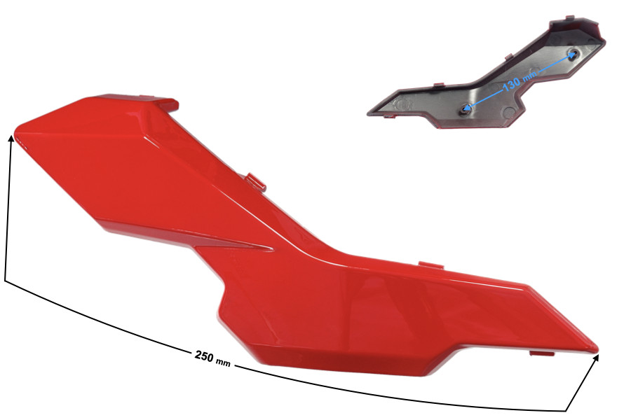 Boîtier de phare droit cassé sur GT 125 ? Remplacez la partie 2 rouge facilement