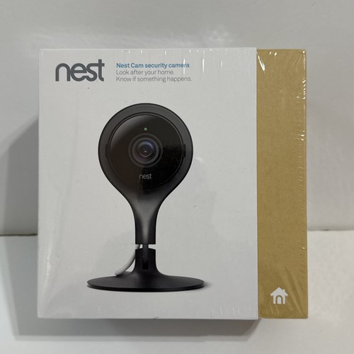 NEW Google Nest NC1102ES Cam Indoor Security Camera 1st Gen - Black New & Sealed