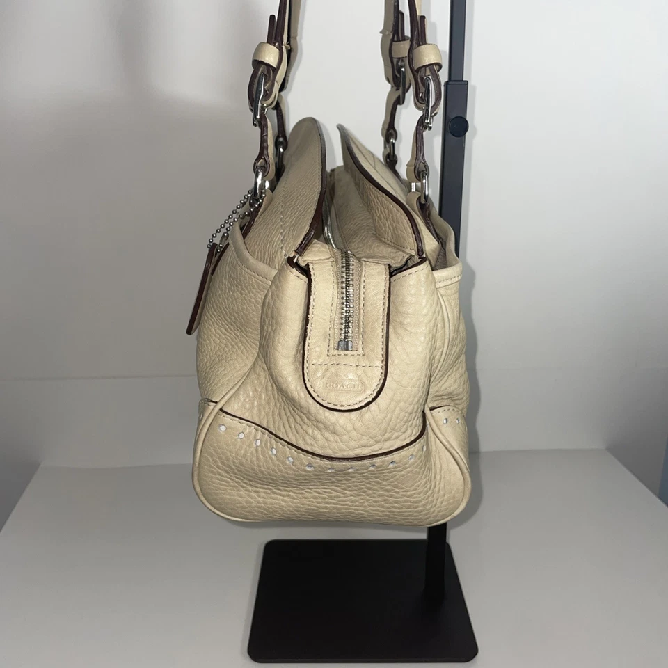 ТРЕНЕР Hampton песок бежевый шагреневой кожи кисточки сумка Дамская сумка 5031 - Изображение 4 из 4