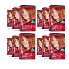 (Pack of 12) - (1 Case) Revlon ColorSilk Hair Color # 45 Bright Auburn