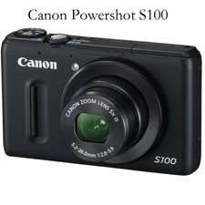 90 New Canon PowerShot S100 Digital Camera W/SDCard Charger Battery Fully Tested