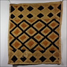 29803) Alfombra Rafia Shoowa Cuba Congo África ARTE AFRICANO