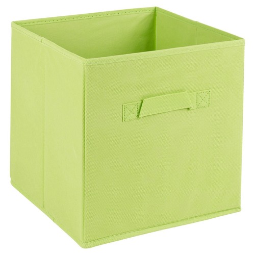 Boîtes de rangement non tissées cube pliable jouets enfants poignées de transport panier organiser - Photo 5/13