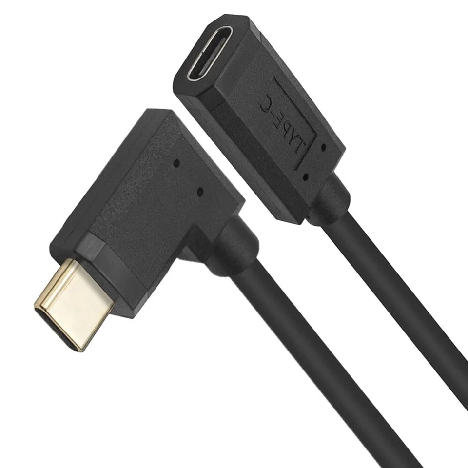 90 Degree USB C Extension Cable,Right Angle Type c 3.1 male to female. - Image 4 of 4