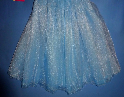Disney Cinderella Princess Costume Dress-girls 8-10-Jewelry-Headband-Purse-LOT-5 - Picture 11 of 11