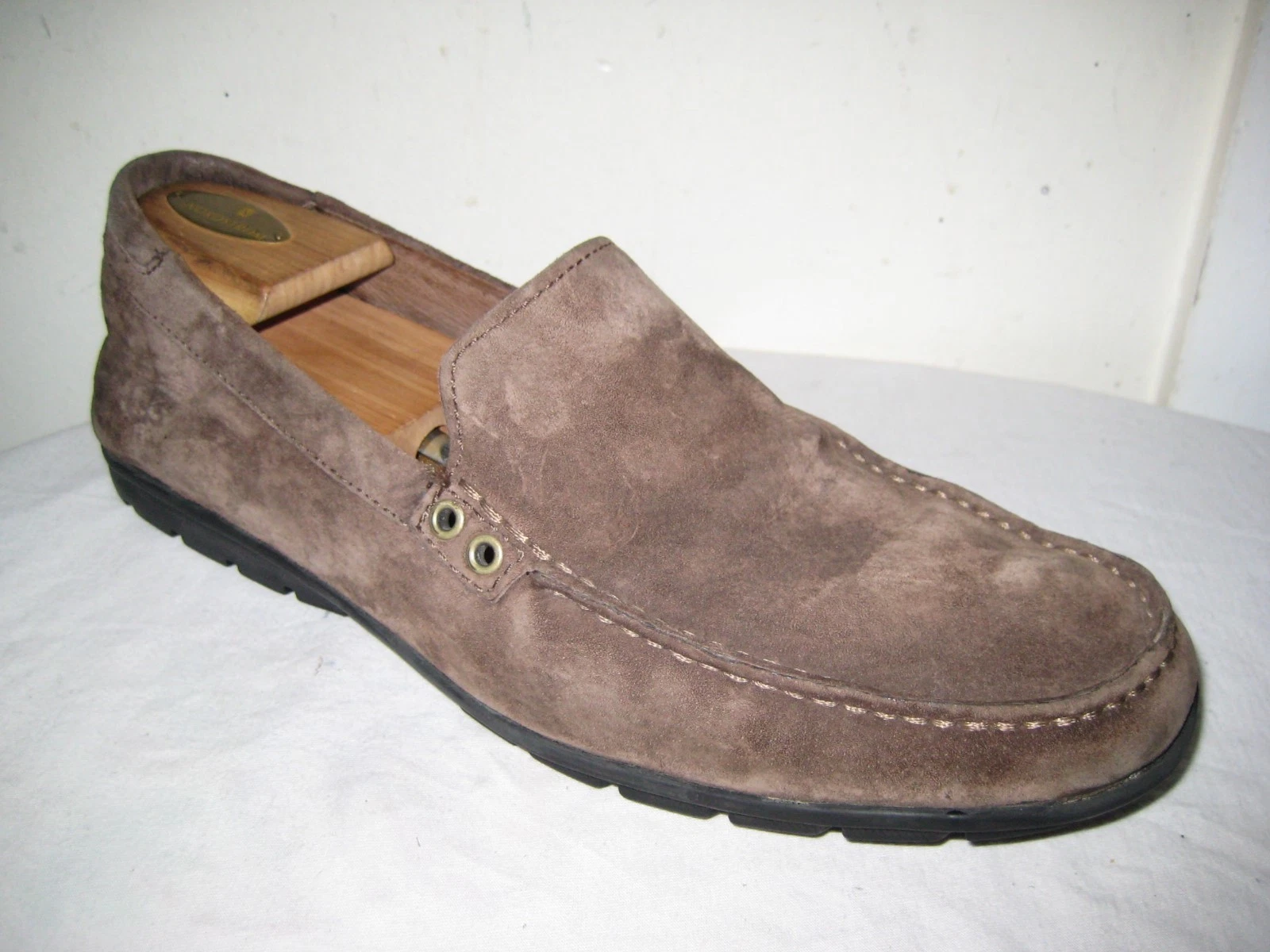 Mocassino UGG Australia 3122 Ballard scamosciato scarpe cioccolato uomo taglia 45 11 5