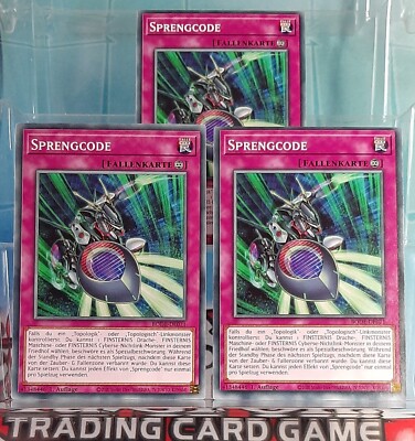 遊戲王 Yugioh Playset - Sprengcode - BODE-DE071 - Burst of Destiny - DE/NM 1.Aufl.