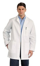 Surgical Doctor's Apron Lab Coat 100 Cotton Denim Premium Fabric Unisex S to XL