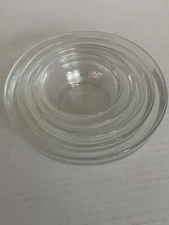 5 Duralex France Round Stacking Bowls Serving Cooking Glass Bowls  5.5"  Largest