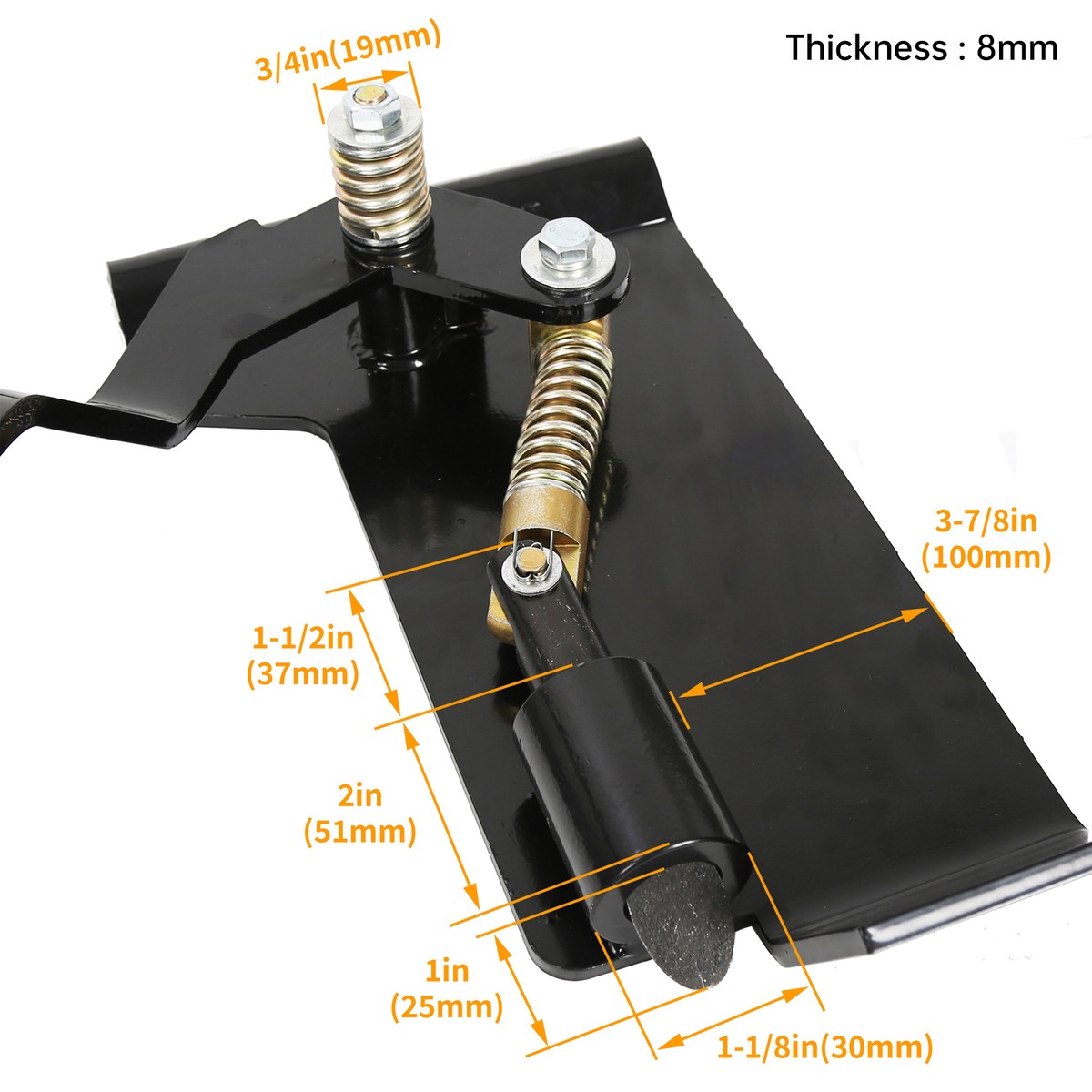 Weld-On Skid Steer Loader Latch Box Tractor Quick Attach