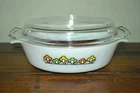 FIRE KING ANCHOR HOCKING VINTAGE OVAL CASSEROLE BAKING DISH 1 1/2 QT SUMMERFIELD