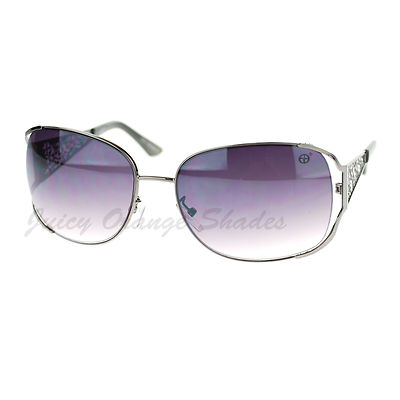Vintage Fashion Womens Sunglasses Rectangular Open Side Frame