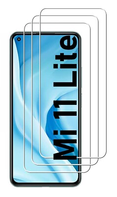 3x Schutzglas Xiaomi Mi 11 Lite Panzerfolie Displayschutz Echt Hartglas 9H Glas