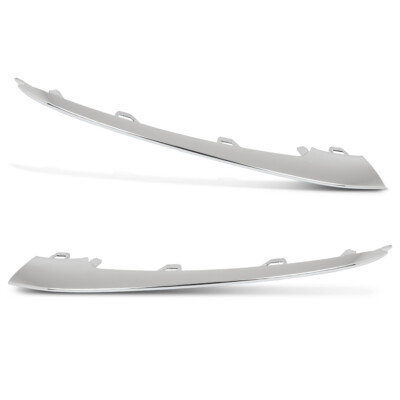 Fit For 18-20 Mercedes-Benz W222 S450/560 Front Bumper Trim Molding Left+Right