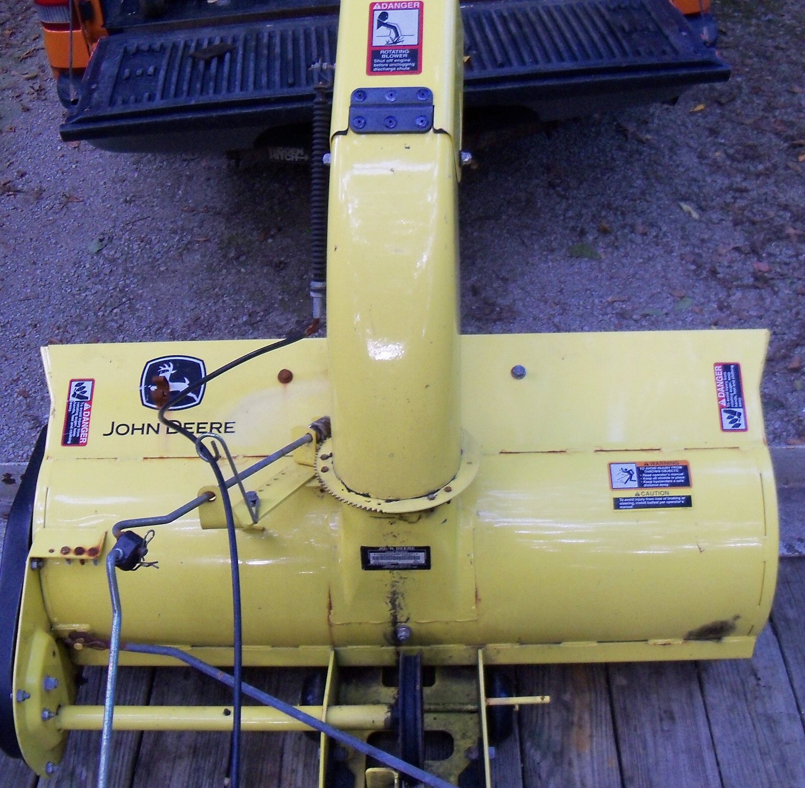 JOHN DEERE GT GT235 42 Snowthrower Snow Blower PICKUP, SANDUSKY OHIO