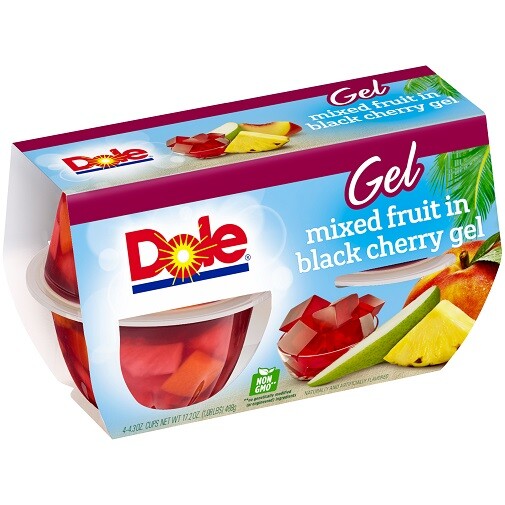 dole jello fruit cups