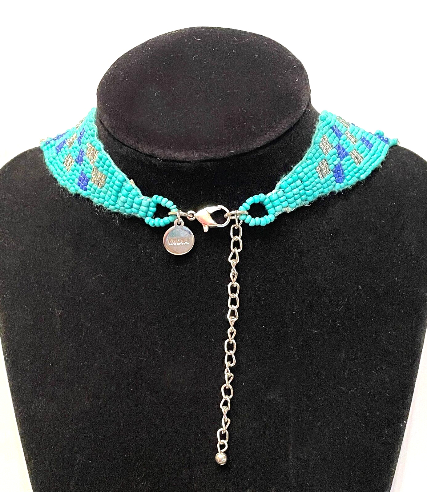 Susan Graver Beaded Multi Color Bib Necklace - image 3