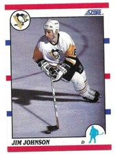 JIM JOHNSON 1990-91 SCORE CARD NEAR MINT+ CONDITION
