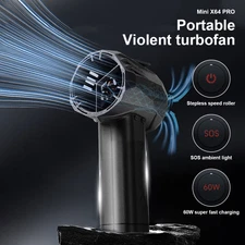 Mini Turbo Jet Car Violent Blower Electric Jet Fan 750w Air Duster Handheld