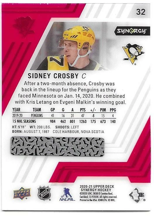 2020-21 Upper Deck Synergy Base Red Unscratched Bounty Code "You Pick from list" - Image 2 of 2
