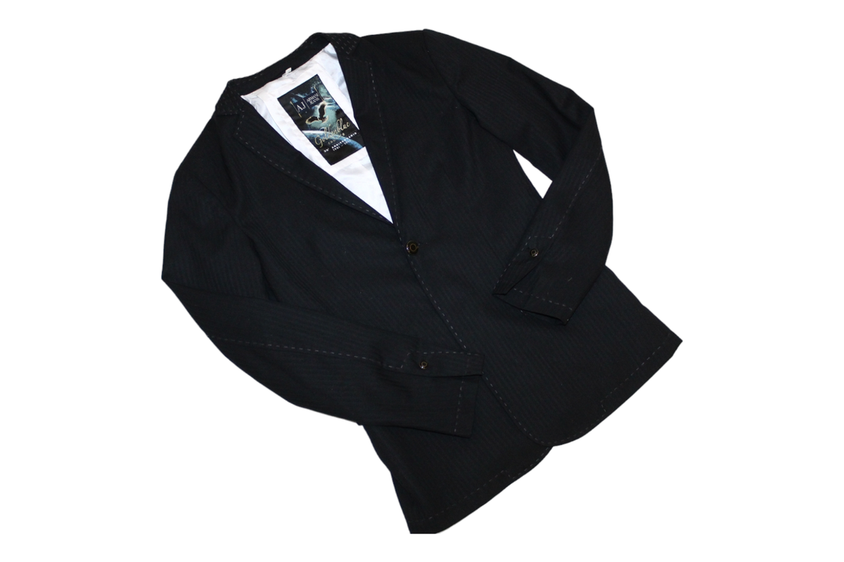 Armani Jeans Golden Blue Couture 30 Anniversario one button lined