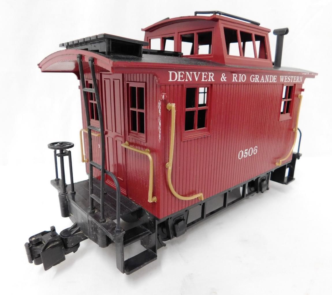 Bachmann Bobber Caboose Denver & Rio Grande Western 0506 G Gauge