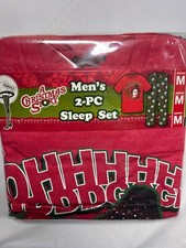 NWT Mens M A Christmas Story 2 PC Pajama Set "Oh Fudge" Red Lounge