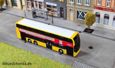 Alexander Dennis Enviro 500 -ADL BVG Berlin -Berlin.de/macht-S - H0 1:87- Rietze