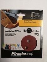 Black&Decker Piranha Schleifpapier 115Mm / K120 5 St. FüR Schwingschleifer