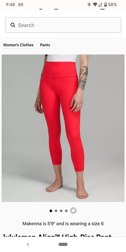 Lululemon Align Leggings Size 6 Length 