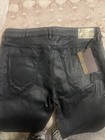 NWT Roberto cavalli jeans Women 44 Stretch Wax Coat Skinny animal print leopard — photo 7