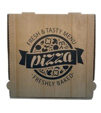 100 x Pizzakarton 28x28x4 Pizza-box Pizza box Pizzeria braun Kraftpapier