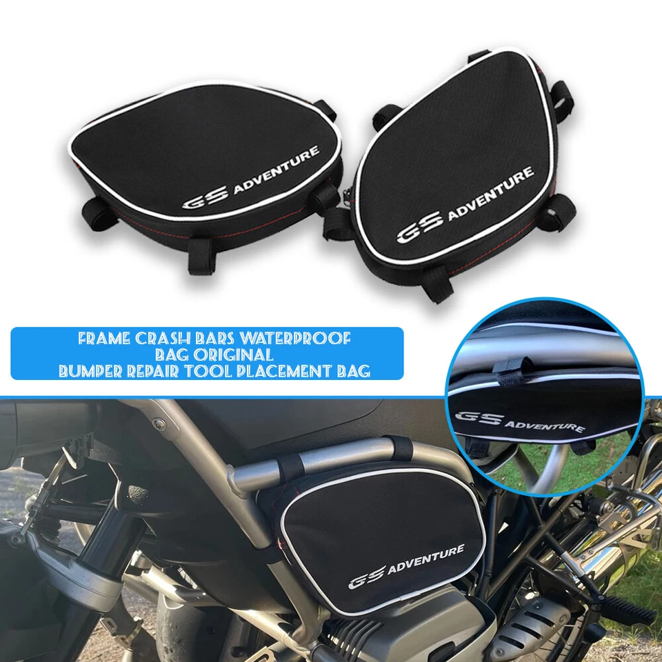 Motorcycle Frame Crash Bars Waterproof Bag For BMW R1200GS / Adventure 2005-2012 Foto 2 de 4