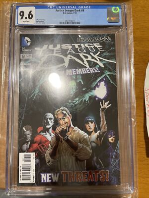 JUSTICE LEAGUE DARK #9 CGC 9.6 DC COMICS 2012 FIRST 1ST APPEARANCE NEW ...