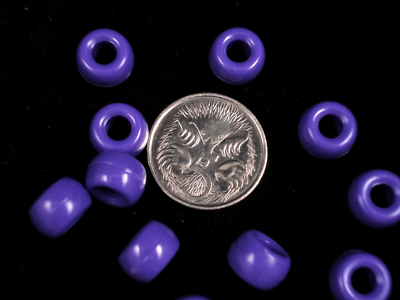 Candy Colors 9x6mm Pony Beads 500pc Made In USA For School - Foto 10