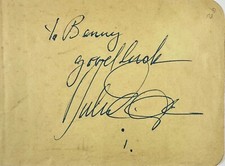 DUKE ELLINGTON Signed Autographed  3