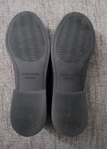 Cole Haan Womens Stassi Penny Loafers Navy Ivy Pecan Leather Slip On Size 9.5 B - Picture 9 of 12