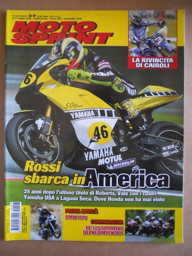 MOTOSPRINT Nr. 27 2005 Test BMW HP2 - Valentino Rossi Tony Cairoli [P67]