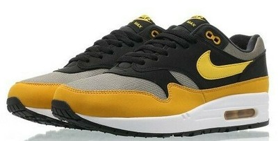 Nike Air Max 1 AH8145-001 'Dark Stucco' Vivid Sulfur Black Men's Shoes sz 8  | eBay
