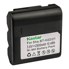 Kastar High Capacity Ni-MH Battery Replacement for SHARP BT-H22U BT-H1U BT-N1U